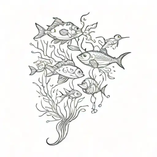 Beach Underwater Animals