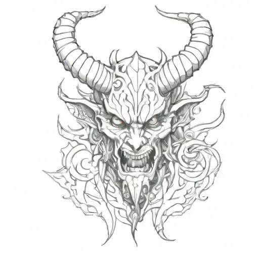 A Demon With Horns
