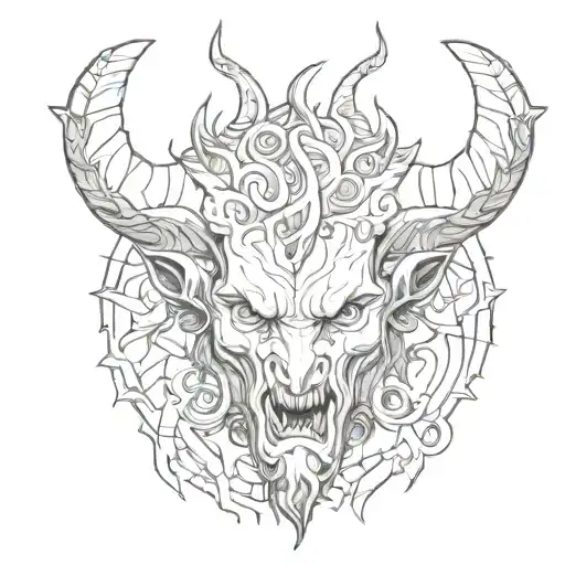 A Demon With Horns