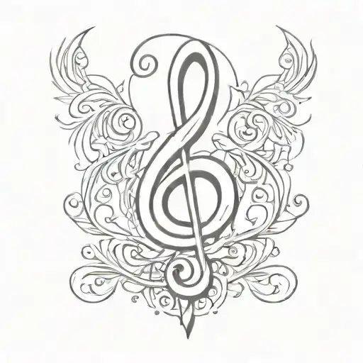 Grand Clef Symbol Intertwined