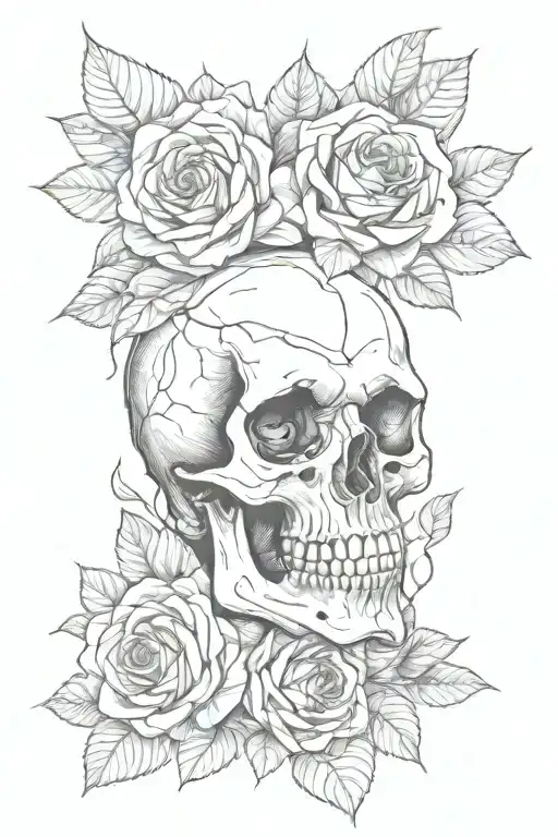 Skull Roses