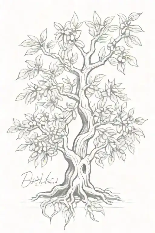 Olive Tree Roots Growing