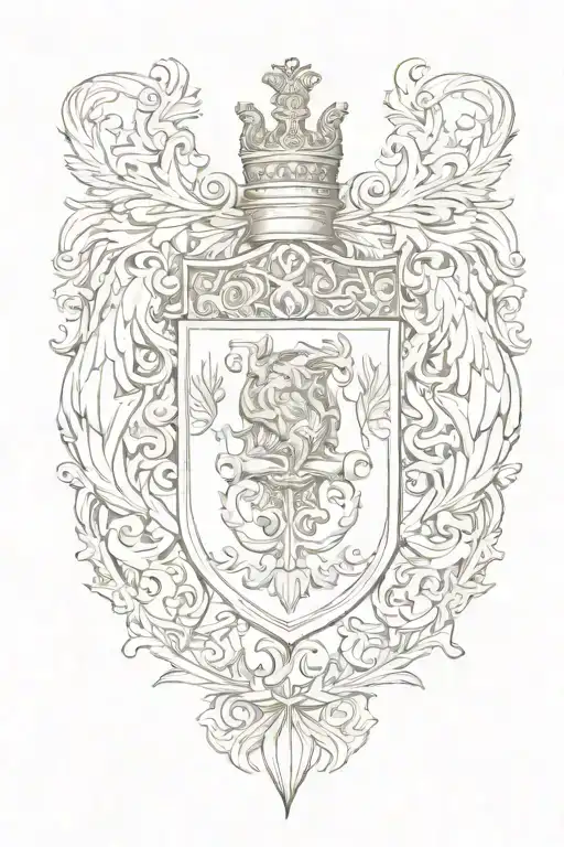 Coat Of Arms And Animal