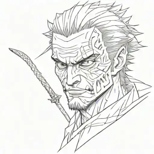 Ronoroa Zoro Head But Joker Face