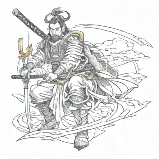 Japanese Samurai Warrior