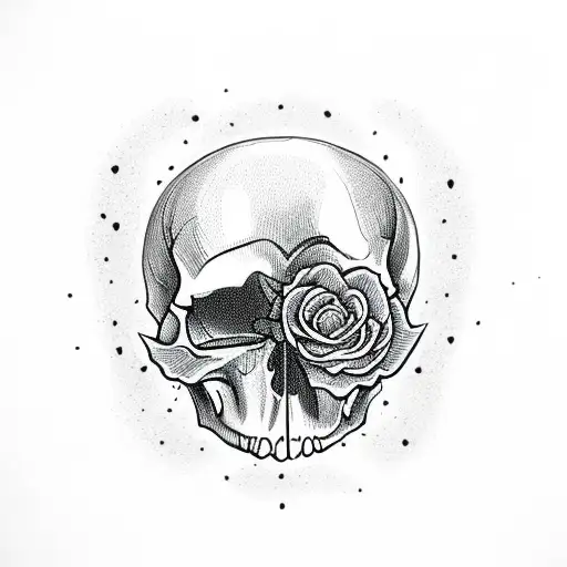 Skull Roses Star Water Fire Money 777 Moon