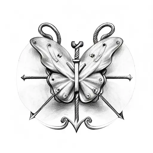 Butterfly Pulling Anchor