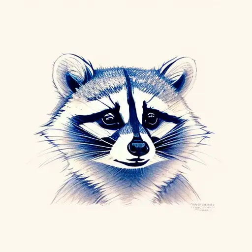 Female Raccoon In Jean Jacket More Feminine