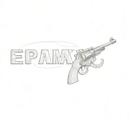 A Gun With The Word Epamak On It