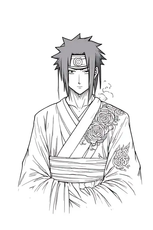 Itachi Uchiha With Illusion