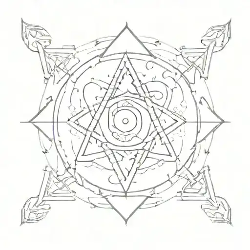 Minimalist Occult Symbol