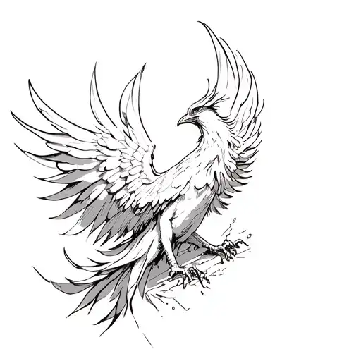 Phoenix Rising From The Ashes