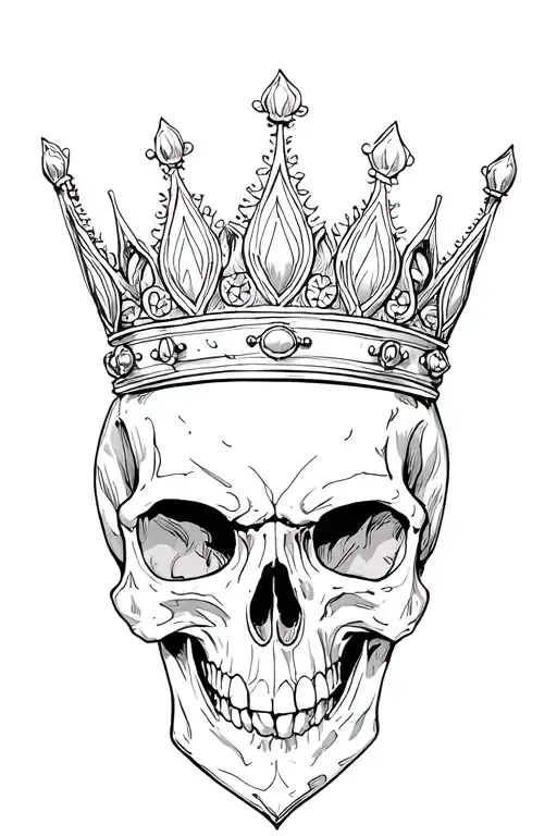 Crown Aries Skull