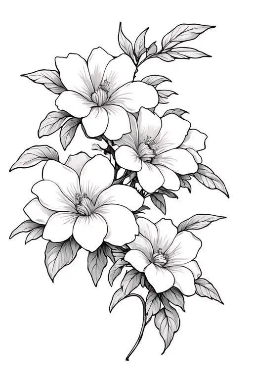 White Gardenia Flowers Vine