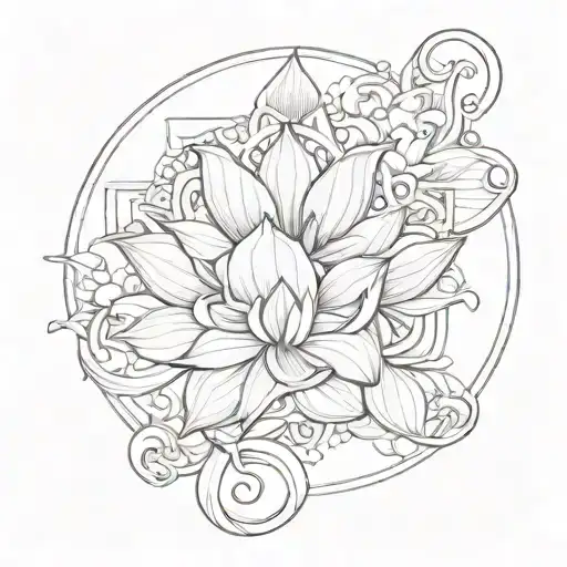 Lotus Infinity And Letter P