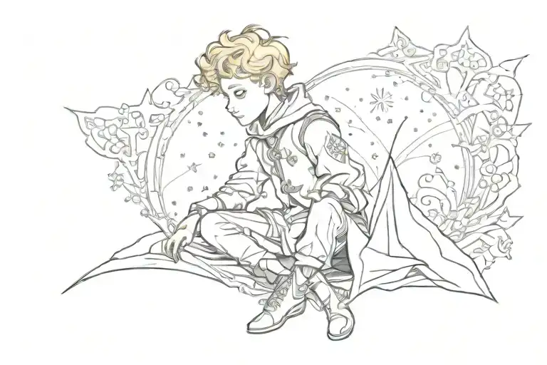 Little Prince Sitting