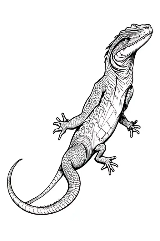 A Cool Lizard Cowboy