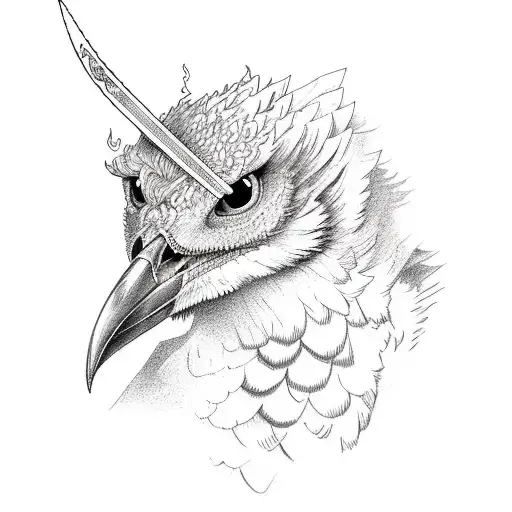 Sword And Pheonix Bird