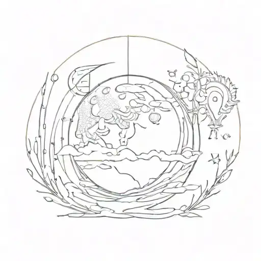 A Minimalist Tattoo Of The Moon And The Phrase 'I Am How I Am'