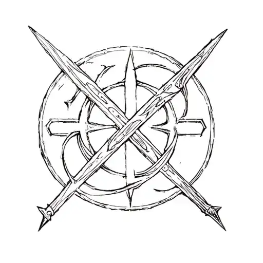 Warhammer 40K Chaos Symbol Intertwined