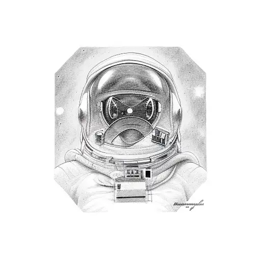 D'angelo Name With Astronaut