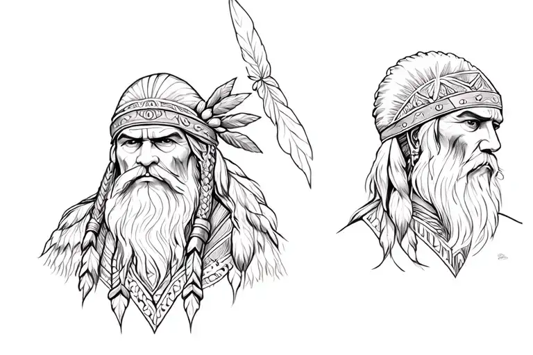 Viking And Yaqui Indian Culture