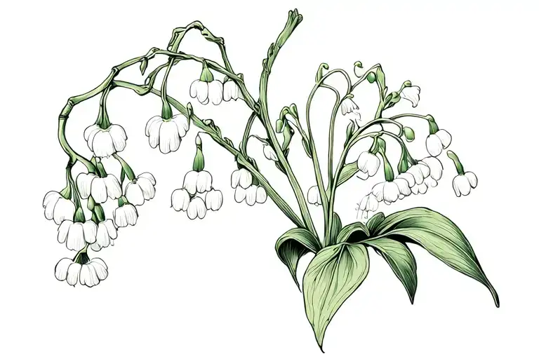 Lily Of The Valley Tramp Stamp