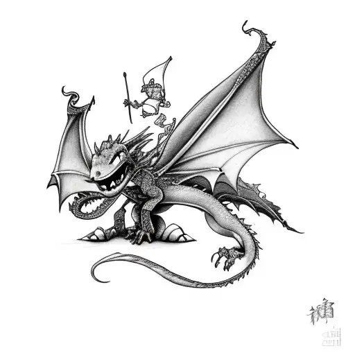 Grief Baby Dragon And Fairy