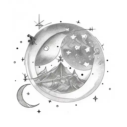 Stars And Moon Couple