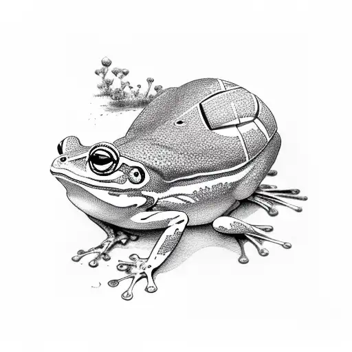 Frog Kicking Ball