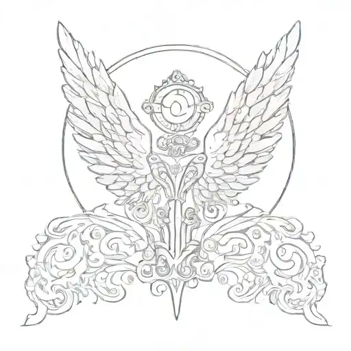 Angel Wings With Name Jose