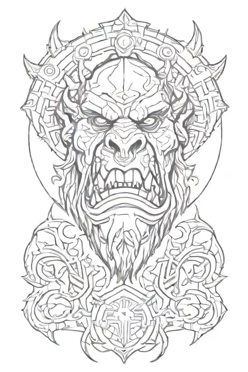 Orc World Of Warcraft Horde Symbol