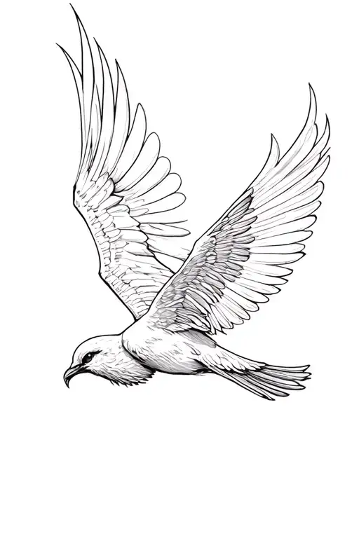 River Born Nirvana's Bird Flying