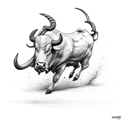 Running From A Bull