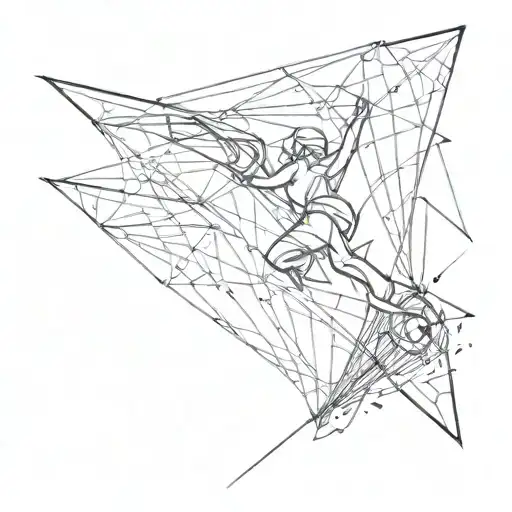 An Abstract Geometric Design Inspired By Kitesurfing Lines And Waves