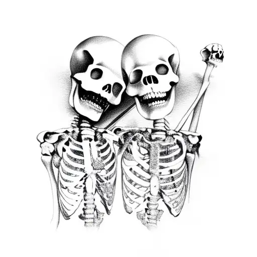 Broken Bodies Bound For Each Other Skeletons