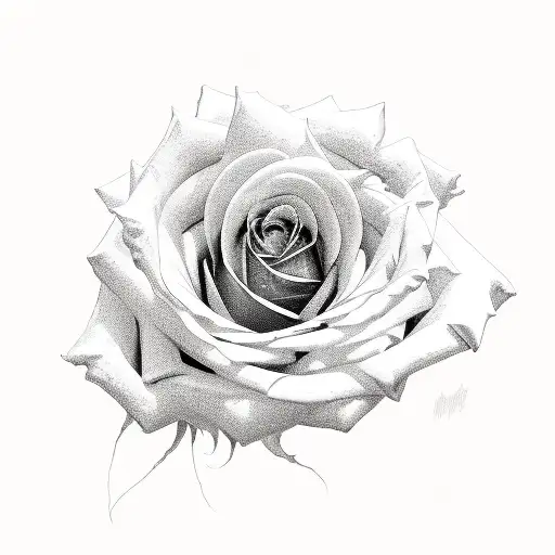 Rose With The Name Mia