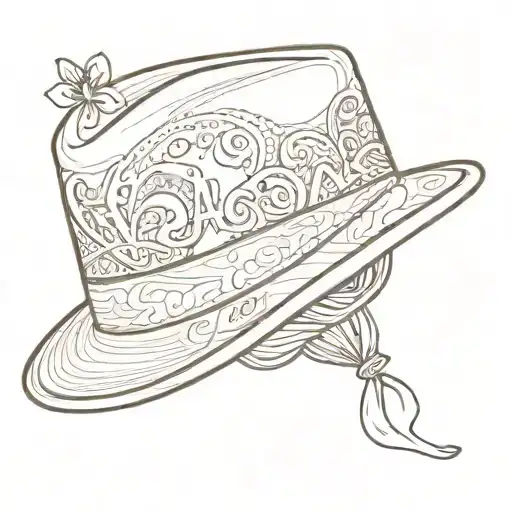 Wool Trilby Beige Hat With The Word 'Gracias'