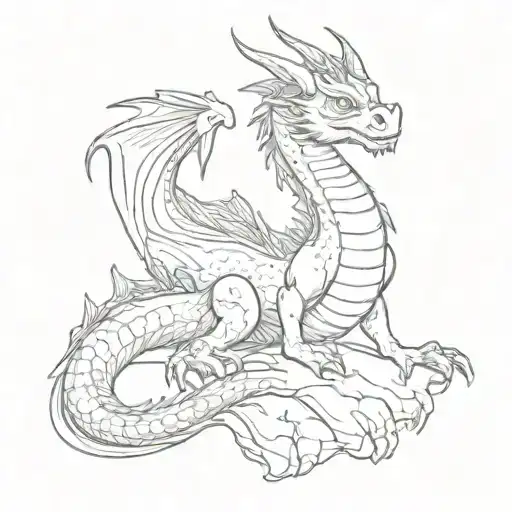 Dragon On A Paw Print Incorporated