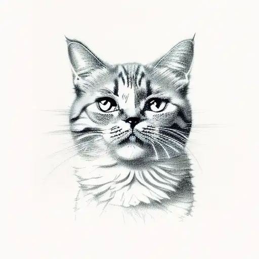 Cat Watching In Sea And Mirroring As Dog Like In The Cover Of The Video Game Fable