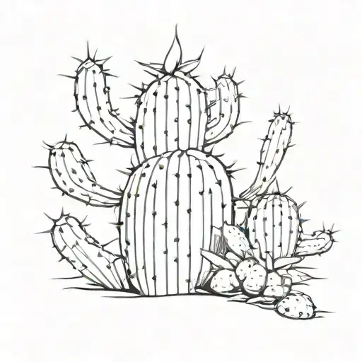 Cactus With Fire