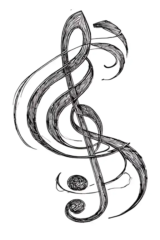 Music Notes Intertwined Representing Different Countries