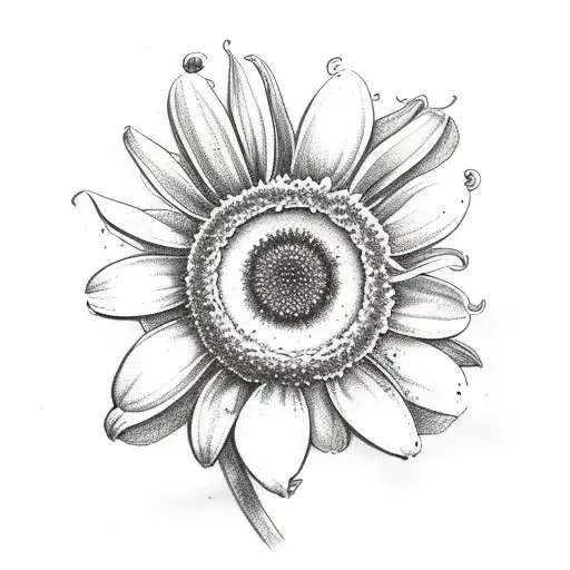 Daisy With Lily Of Valley And Nature And Outer Space