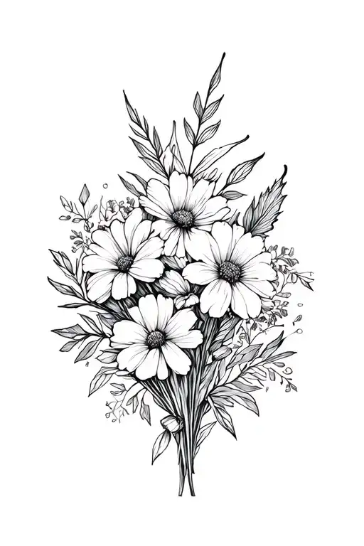 January May And September Birth Flower Bouquet