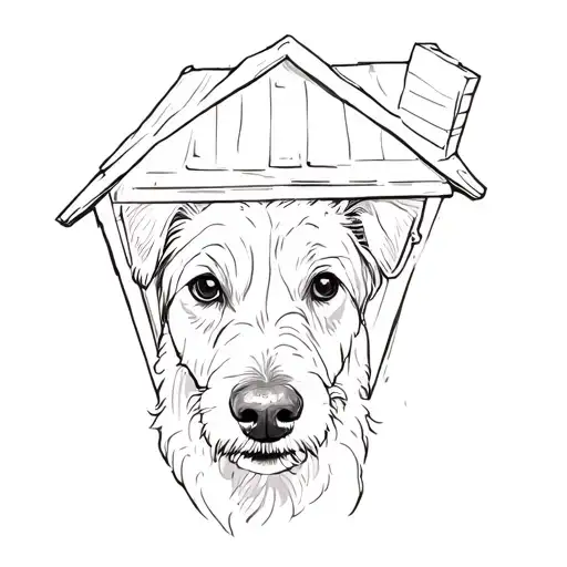 A Dog In A Dog House