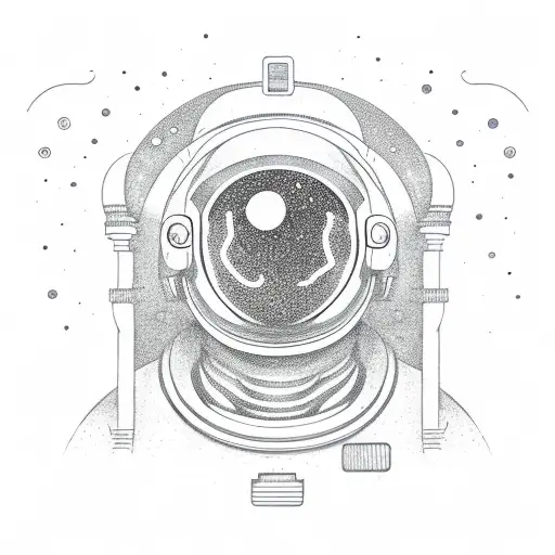 Astronaut Drowning In Sea Of Space