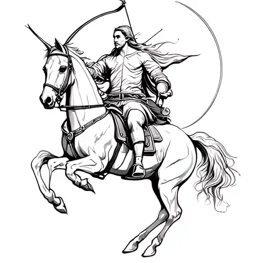 Sagittarius Archer Riding