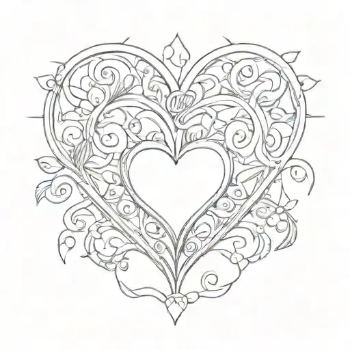 Heart Necklace We Are Family