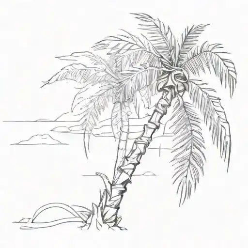 Palm Tree Growing