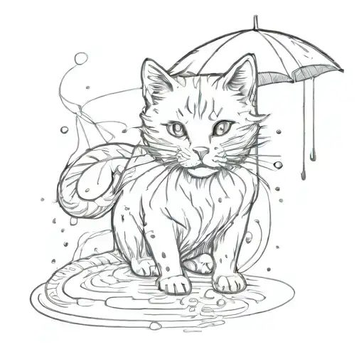 Cat Rain Persistence
